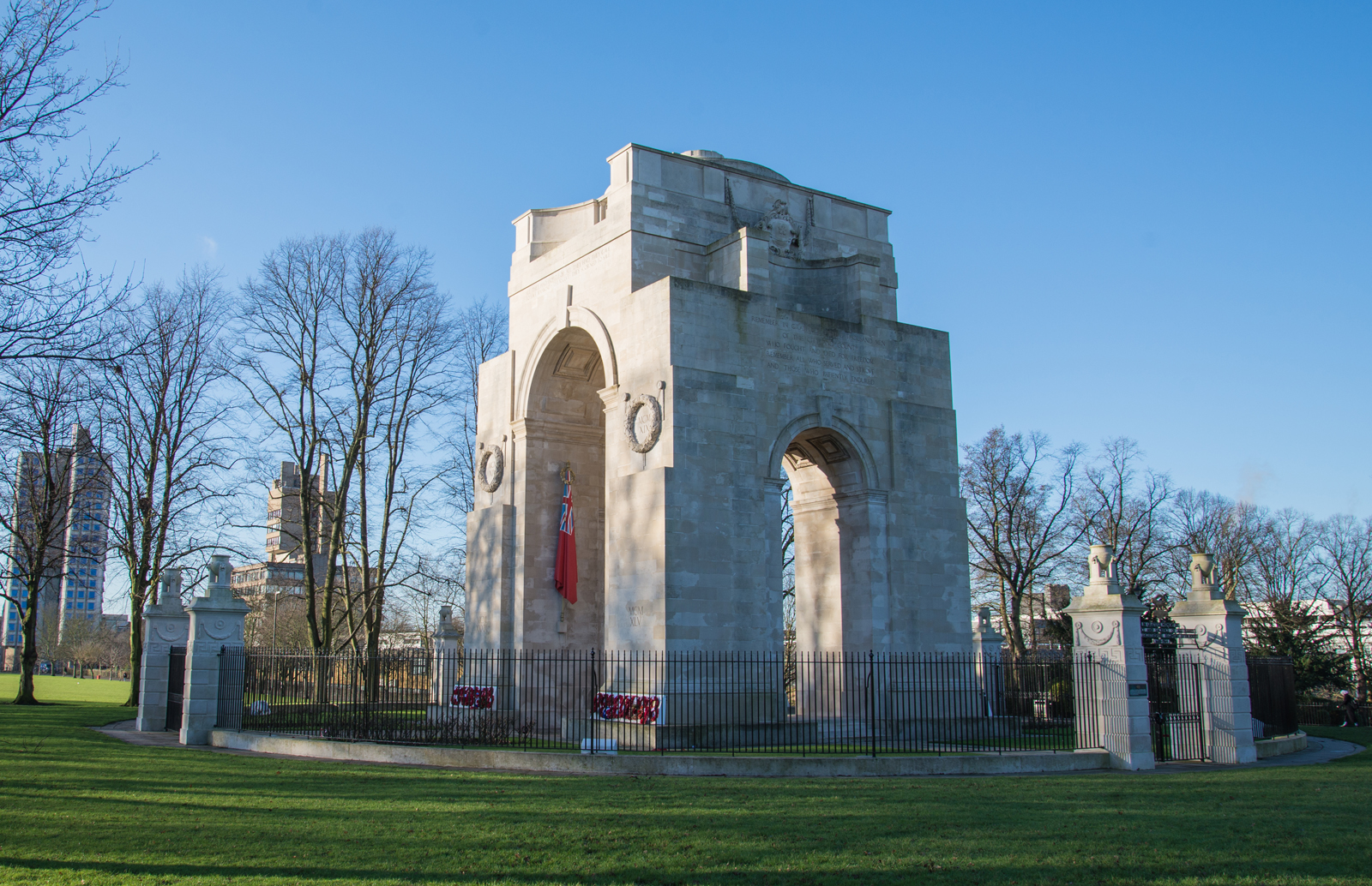 Lutyen's First World War Memorial Arch in Leicester